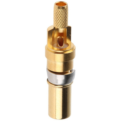 RS PRO , Straight RG174/U, RG188 A/U, RG316/U , Male Gold , Copper Alloy , Backplane Connector Contact