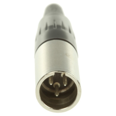 Switchcraft Cable Mount XLR Connector, Male, 125 V ac, 3 Way, Silver Plating