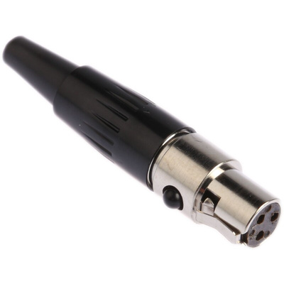 Switchcraft Cable Mount XLR Connector, Female, 125 V ac, 3 Way, Silver Plating