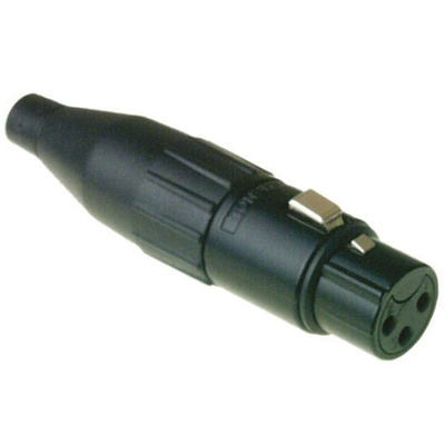 Amphenol Through Hole XLR Connector, Female, 3 Way, Tin Plating