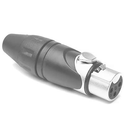 Amphenol Cable Mount XLR Connector, Female, 133 V, 3 Way, Silver Plating