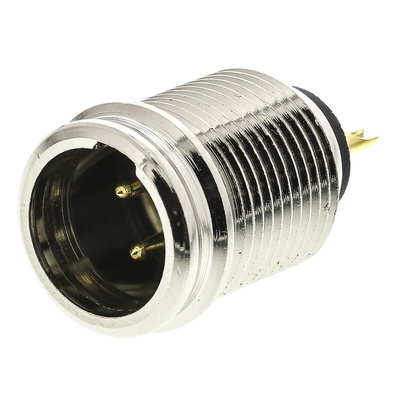 Re-An Products Chassis Mount Miniature Connector, Male, 3 Way, Gold Plating