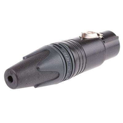 Neutrik Cable Mount XLR Connector, Female, 50 V, 3 Way, Silver Plating