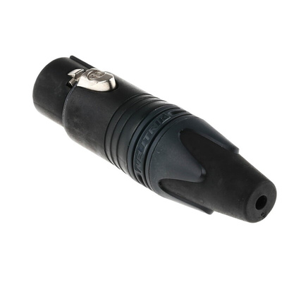 Neutrik Cable Mount XLR Connector, Female, <50 V, 3 Way, Au over Ni Plating