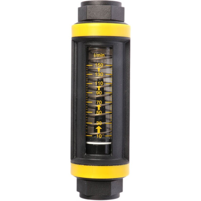 Parker Easiflow Series Variable Area Flow Meter for Liquid, 10 L/min Min, 150 L/min Max