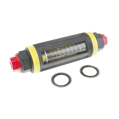 Parker Easiflow Series Variable Area Flow Meter for Liquid, 2 L/min Min, 30 L/min Max