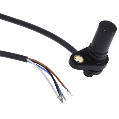 ifm electronic Cable Mount Hall Effect Sensor, NPN Output, 7 → 30 V dc, Barrel Body, 1.7 mm, 30V