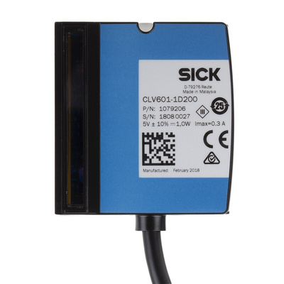 Sick Fixed Cable Bar code reader, 5 V dc