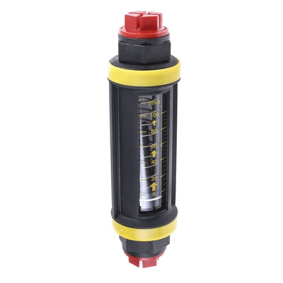 Parker UCC Easiflow Series Variable Area Flow Meter for Liquid, 5 L/min Min, 100 L/min Max