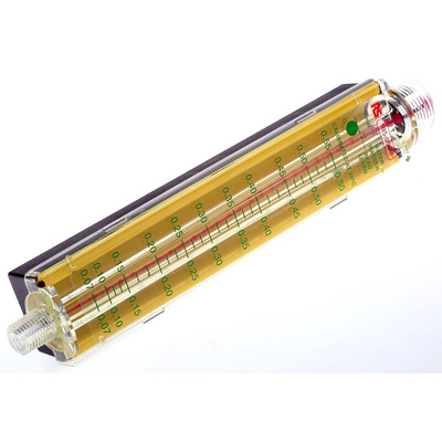 Parker S Series Variable Area Flow Meter for Liquid, 0.07 L/min Min, 0.55 L/min Max