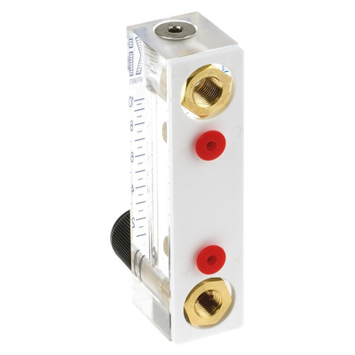Key Instruments FR2000 Series Variable Area Flow Meter for Gas, 1 L/min Min, 10 L/min Max