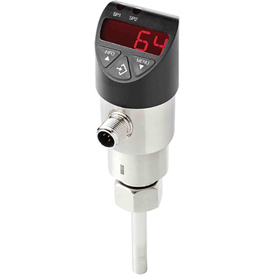 WIKA FSD-3 Series Electronic Flow Switch Flow Sensor for Liquid, 5 cm/s Min, 300 cm/s Max