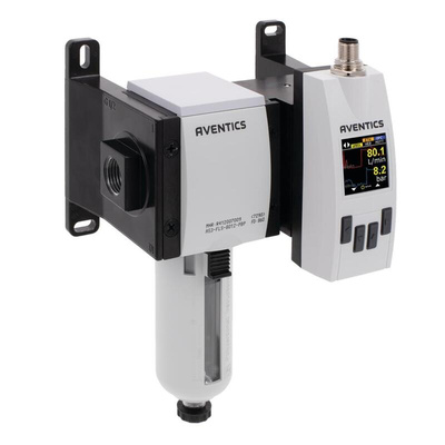 EMERSON – AVENTICS AF2 Series Air Flow Monitor Flow Sensor for Air, Gas, 22 l/min Min, 6490 L/min Max