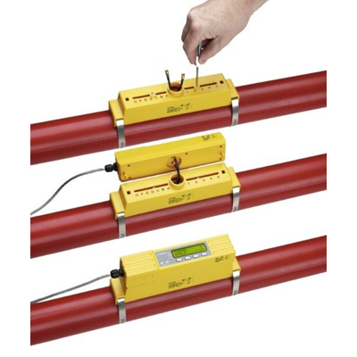 Digitron U1000MKII-FM Series Fixed Ultrasonic Flow Meter Flow Meter for Liquid, 0.1 m/s Min, 10 m/s Max