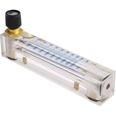 Key Instruments FR4500 Series Variable Area Flow Meter for Gas, 14 L/min Min, 140 L/min Max