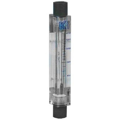Key Instruments FR5000 Series Variable Area Flow Meter for Liquid, 5 L/min Min, 75 L/min Max