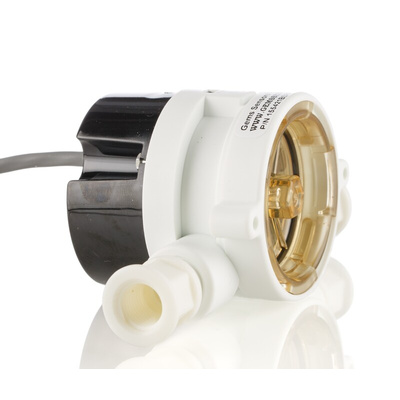 Gems Sensors RFO Series RotorFlow Electronic Flow Sensor for Liquid, 2 L/min Min, 20 L/min Max