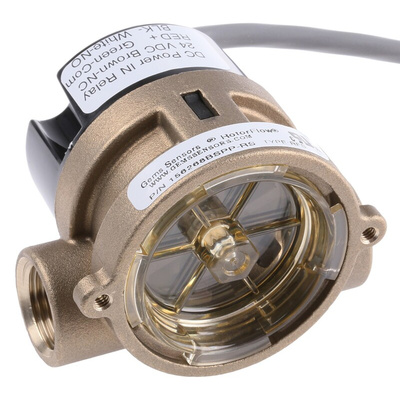 Gems Sensors RFS Series RotorFlow Electronic Flow Sensor for Liquid, 15 L/min Min, 75 L/min Max
