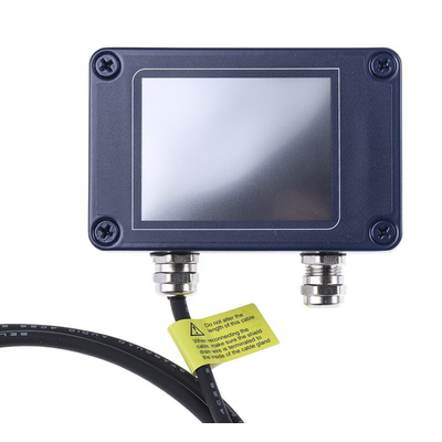 Calex PM-MA-21-CT-CRT-MSD mA Output Signal Touch Screen Display Infrared Temperature Sensor, 1m Cable, -20°C to +1000°C