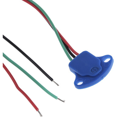 Assemtech Hall Effect Sensor, Wire Open Collector Output, 4.5 → 24 V dc