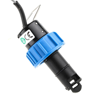 Georg Fischer 2536 Rotor-X Series Paddlewheel Flow Sensor for Liquid, 0.1 m/s Min, 6 m/s Max