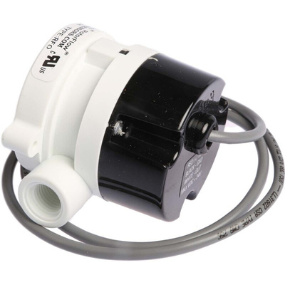 Gems Sensors RFO Series RotorFlow Electronic Flow Sensor for Liquid, 0.1 gal/min Min, 5 gal/min Max