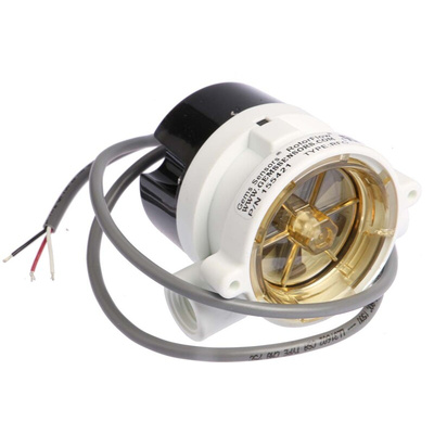 Gems Sensors RFO Series RotorFlow Electronic Flow Sensor for Liquid, 0.1 gal/min Min, 5 gal/min Max