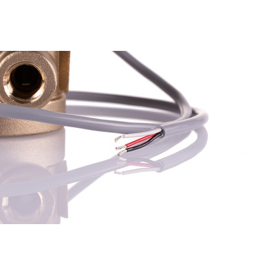 Gems Sensors RFO Series RotorFlow Electronic Flow Sensor for Liquid, 0.1 gal/min Min, 5 gal/min Max