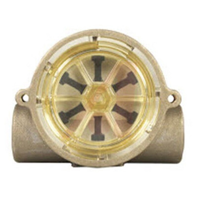 Gems Sensors RFS Series RotorFlow Electronic Flow Sensor for Liquid, 5 gal/min Min, 300 gal/min Max