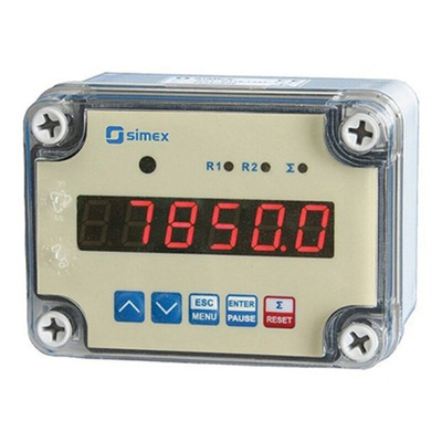 Simex SPP Series Flow Counter Flow Meter for Fluid, Gas