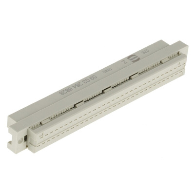 HARTING 64 Way, Type C Class C2, 2 Row DIN 41612 Connector, Socket