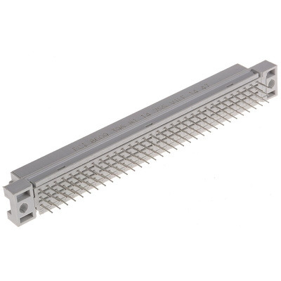 Amphenol Communications Solutions 96 Way 2.54mm Pitch, Type C Class C2, 3 Row, Straight DIN 41612 Connector, Socket