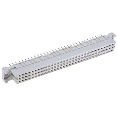 Harting 64 Way 2.54mm Pitch, Type C Class C1, 2 Row, Straight DIN 41612 Connector, Socket