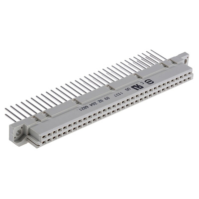 Harting 64 Way 2.54mm Pitch, Type B Class C2, 2 Row, Straight DIN 41612 Connector, Socket