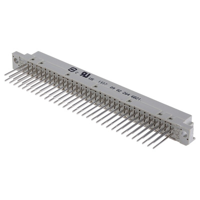 Harting 64 Way 2.54mm Pitch, Type B Class C2, 2 Row, Straight DIN 41612 Connector, Socket