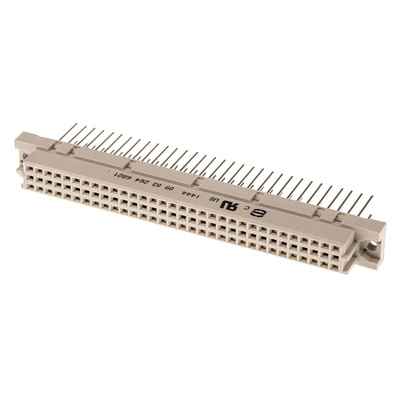 Harting 64 Way 2.54mm Pitch, Type C Class C2, 2 Row, Straight DIN 41612 Connector, Socket