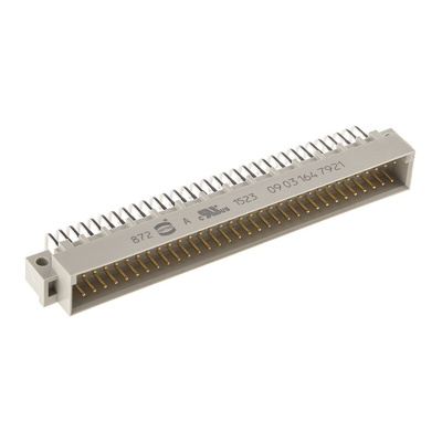 HARTING 64 Way 2.54mm Pitch, Type C Class C3, 2 Row, Right Angle DIN 41612 Connector, Plug