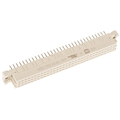 HARTING 64 Way 2.54mm Pitch, Type C Class C3, 3 Row, Straight DIN 41612 Connector, Socket