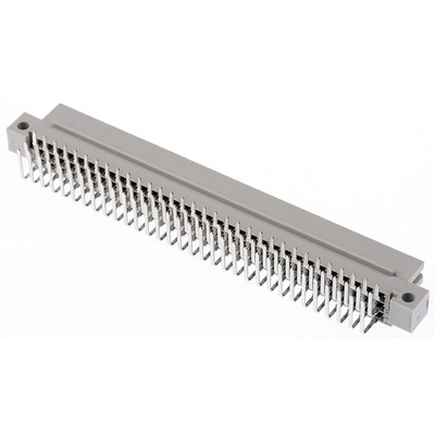 HARTING 96 Way 2.54mm Pitch, Type R Class C2, 3 Row, Right Angle DIN 41612 Connector, Socket