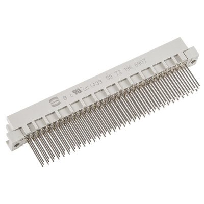HARTING 96 Way 2.54mm Pitch, Type R Class C2, 3 Row, Straight DIN 41612 Connector, Plug
