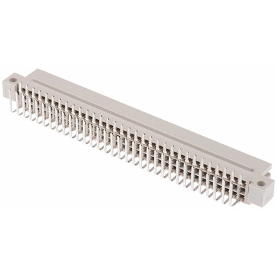 Harting 64 Way 2.54mm Pitch, Type R Class C2, 3 Row, Right Angle DIN 41612 Connector, Socket