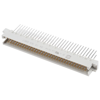 Harting 64 Way 2.54mm Pitch, Type R Class C2, 2 Row, Straight DIN 41612 Connector, Plug