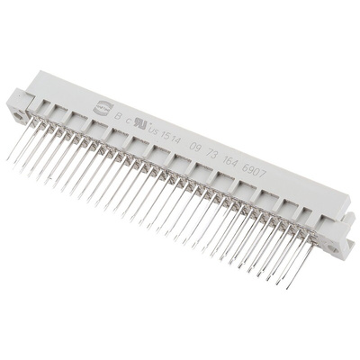 Harting 64 Way 2.54mm Pitch, Type R Class C2, 2 Row, Straight DIN 41612 Connector, Plug