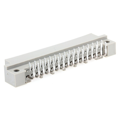 HARTING 32 Way 2.54mm Pitch, Type 2B Class C2, 2 Row, Right Angle DIN 41612 Connector, Plug