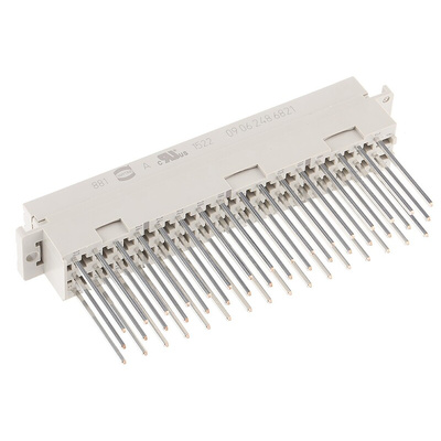 Harting 48 Way 5.08mm Pitch Class C2, 3 Row, Straight DIN 41612 Connector, Socket