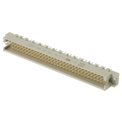 HARTING 96 Way 2.54mm Pitch, Type R Class C2, 3 Row, Straight DIN 41612 Connector, Plug