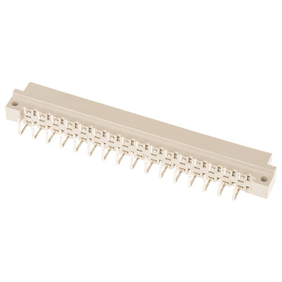 Harting 32 Way 5.08mm Pitch, Type D Class C2, 2 Row, Right Angle DIN 41612 Connector, Plug