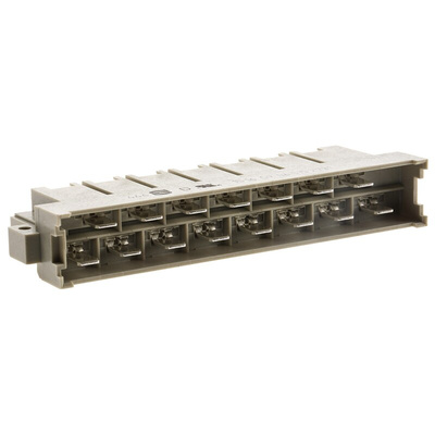 HARTING 15 Way 5.08mm Pitch, Type H15 Class C1, 2 Row, Straight DIN 41612 Connector, Plug