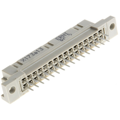 ERNI 32 Way 2.54mm Pitch Class C2, 2 Row, Straight DIN 41612 Connector, Socket