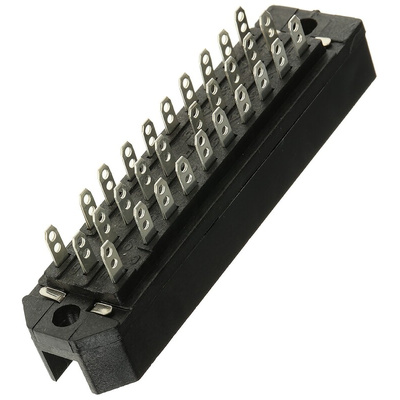 Telegartner J00042A0919, DIN 41622 Connector, Female, 30-Way, 3-Row, Solder, J000